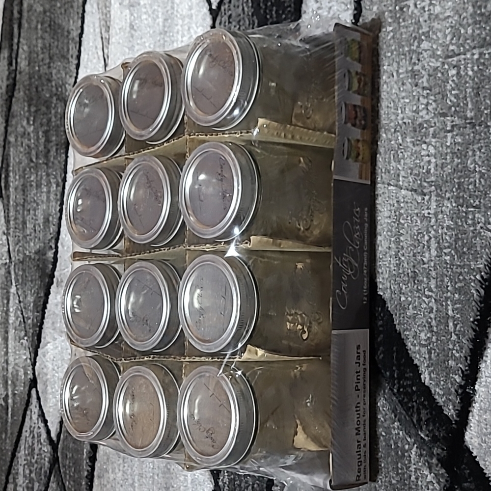 Country Classics Regular Mouth - Pint Canning Jars PRICE FIRM